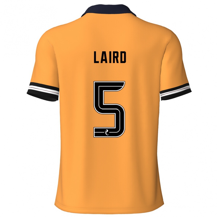 נשים כדורגל סאמר ליירד #5 צהוב שחור ג'רזי ביתית 2025/26