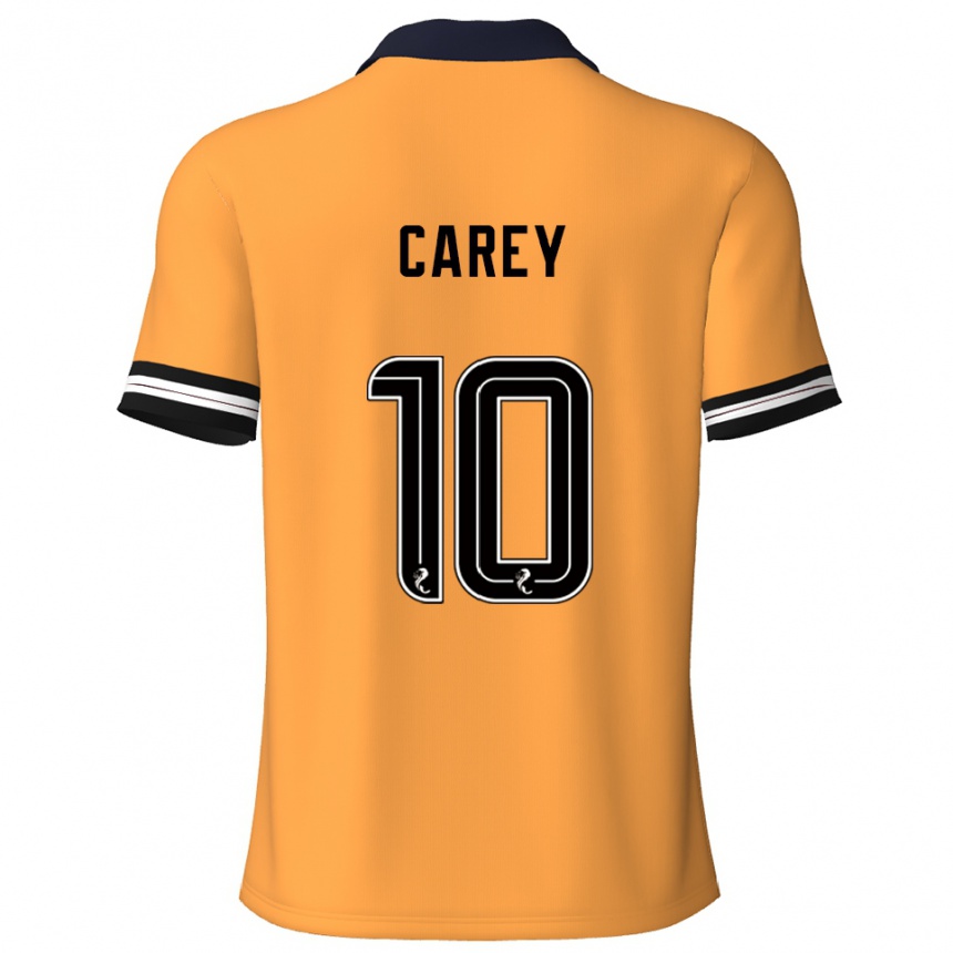 נשים כדורגל גראהם קארי #10 צהוב שחור ג'רזי ביתית 2025/26