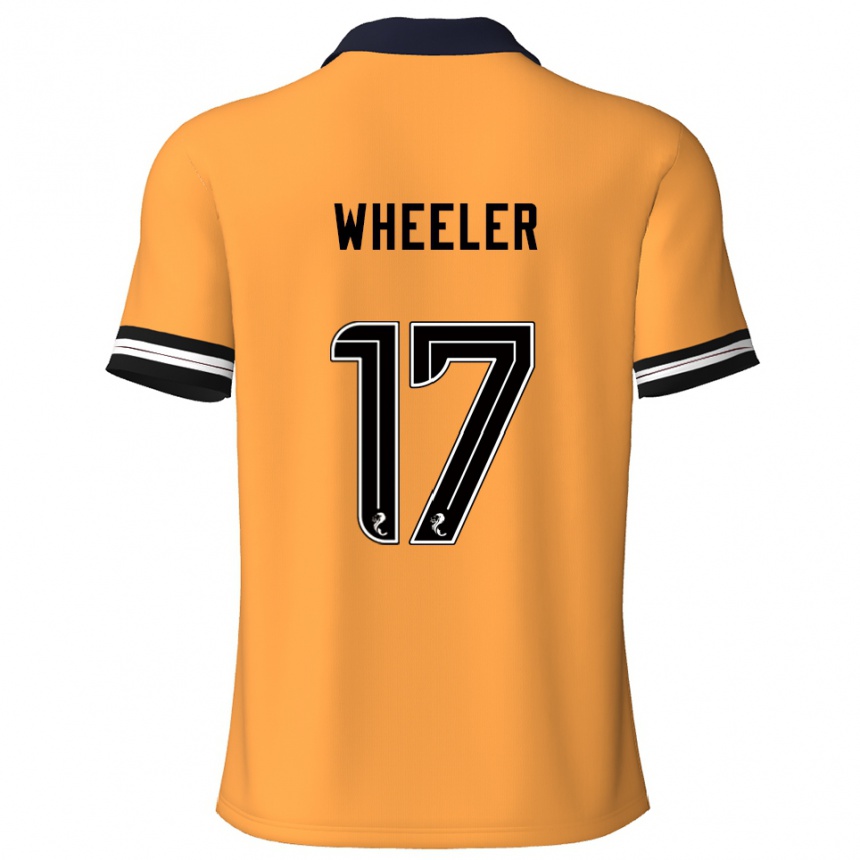 נשים כדורגל Jessica Wheeler #17 צהוב שחור ג'רזי ביתית 2025/26