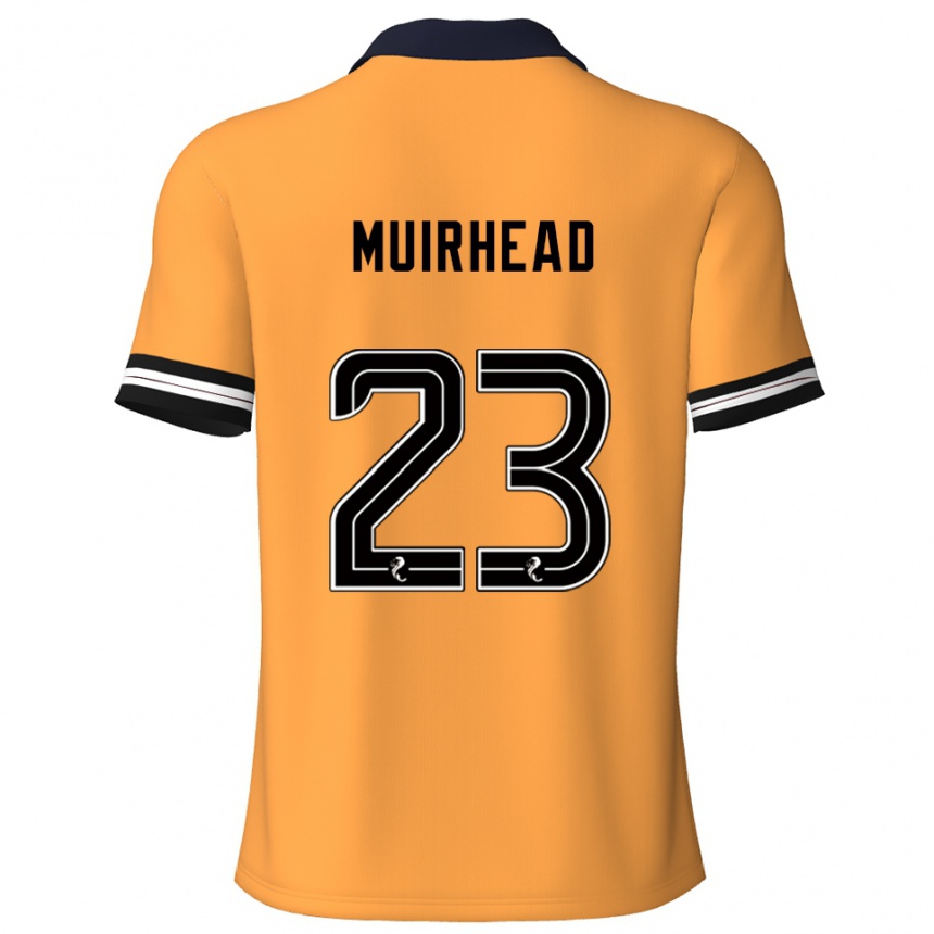 נשים כדורגל רובי מיורהיד #23 צהוב שחור ג'רזי ביתית 2025/26