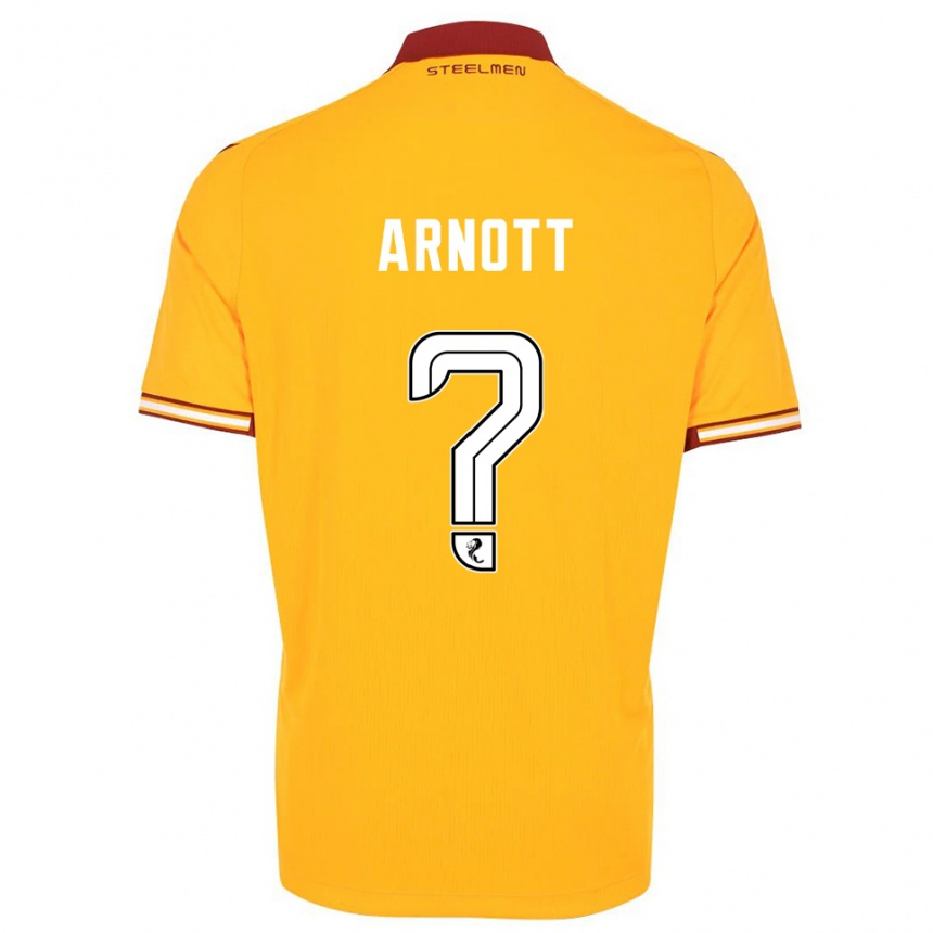 נשים כדורגל Andrew Arnott #0 צהוב בורדו ג'רזי ביתית 2025/26