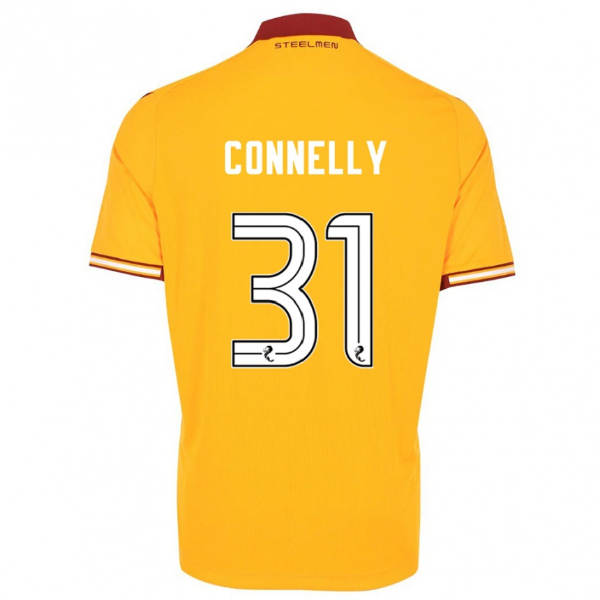 נשים כדורגל מת׳יו קונלי #31 צהוב בורדו ג'רזי ביתית 2025/26
