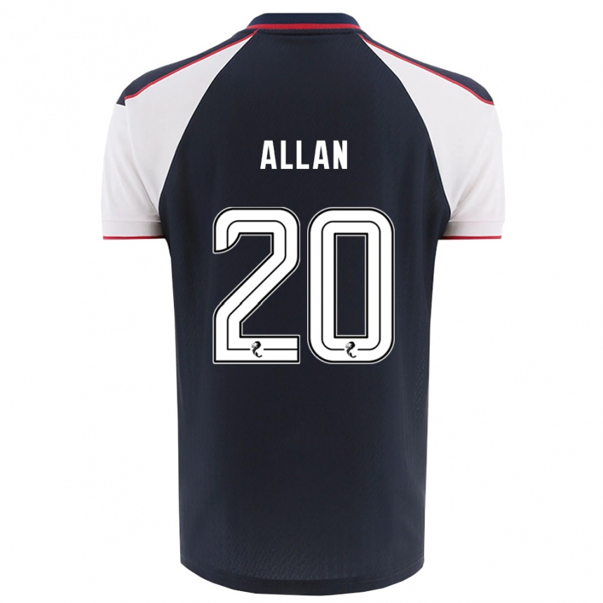 נשים כדורגל קונור אלן #20 כחול נייבי לבן ג'רזי ביתית 2025/26 נשים כדורגל קונור אלן #20 כחול נייבי לבן ג'רזי ביתית 2025/26