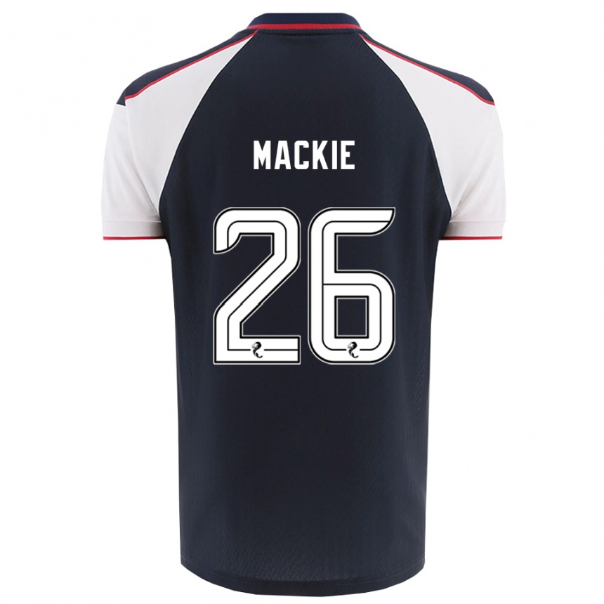 נשים כדורגל שון מאקי #26 כחול נייבי לבן ג'רזי ביתית 2025/26