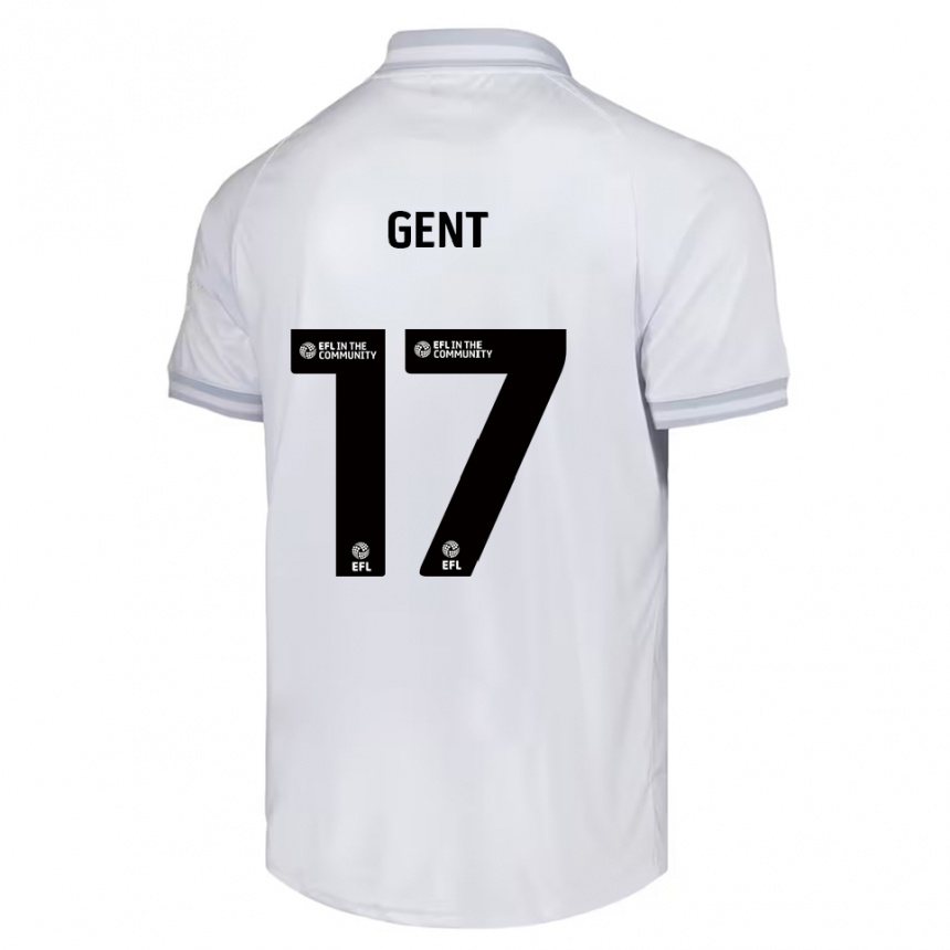 נשים כדורגל ג'ורג'י ג'נט #17 לבן אפור שחור הרחק ג'רזי 2025/26