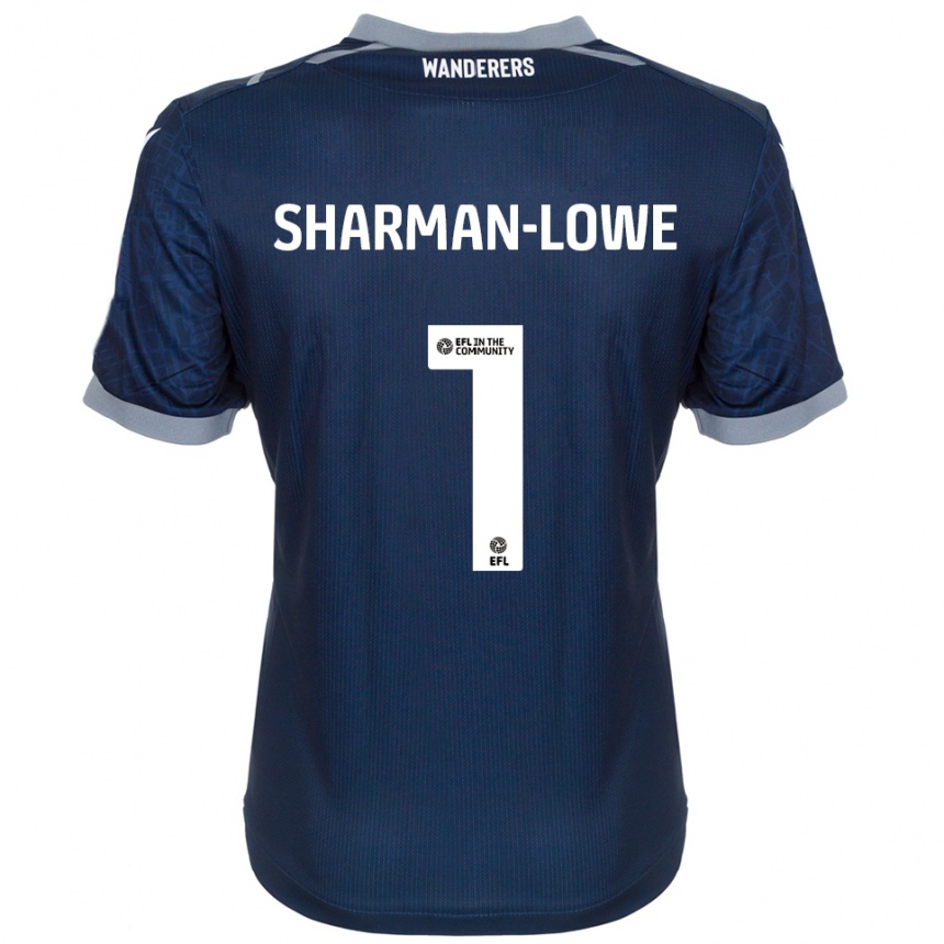 נשים כדורגל טדי שרמן-לאו #1 כחול נייבי אפור הרחק ג'רזי 2025/26