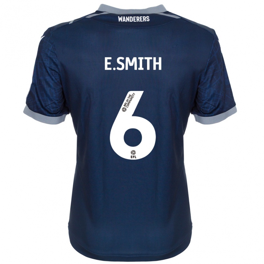 נשים כדורגל Erin Smith #6 כחול נייבי אפור הרחק ג'רזי 2025/26