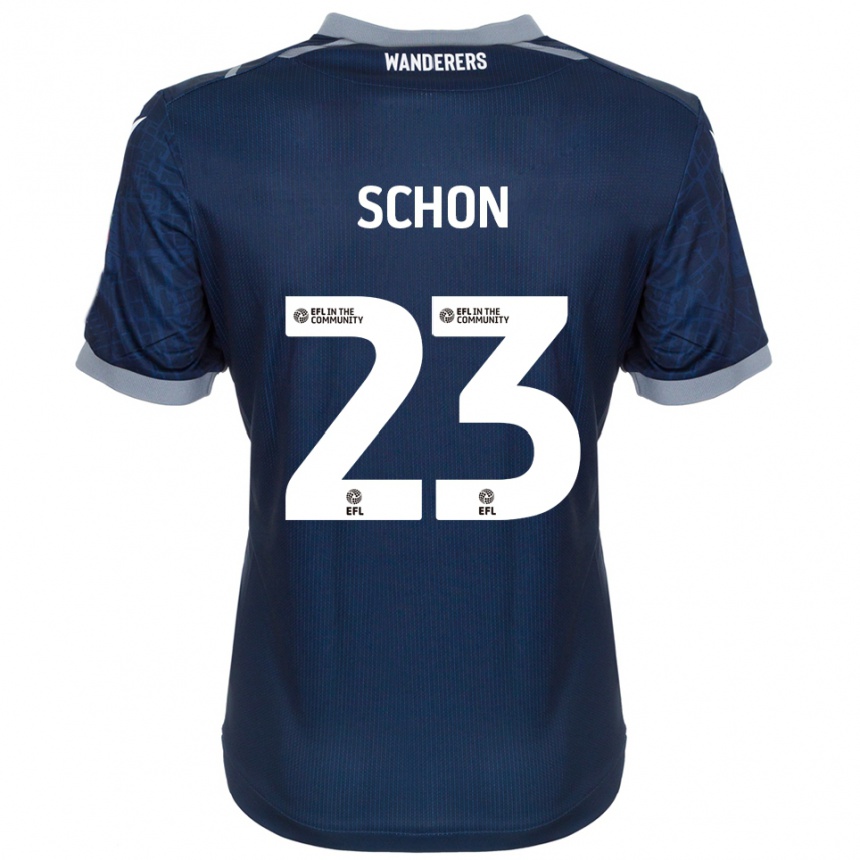 נשים כדורגל סאבולץ׳ שן #23 כחול נייבי אפור הרחק ג'רזי 2025/26