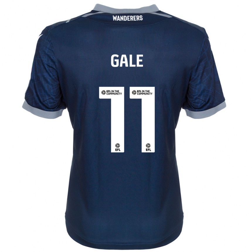 נשים כדורגל Thierry Gale #11 כחול נייבי אפור הרחק ג'רזי 2025/26