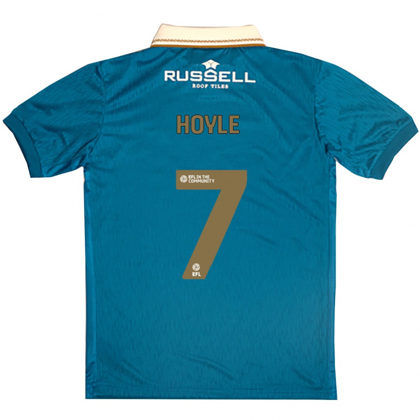 נשים כדורגל Farrah Hoyle #7 תכלת לבן הרחק ג'רזי 2025/26