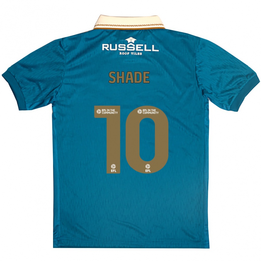 נשים כדורגל טייריס שייד #10 תכלת לבן הרחק ג'רזי 2025/26