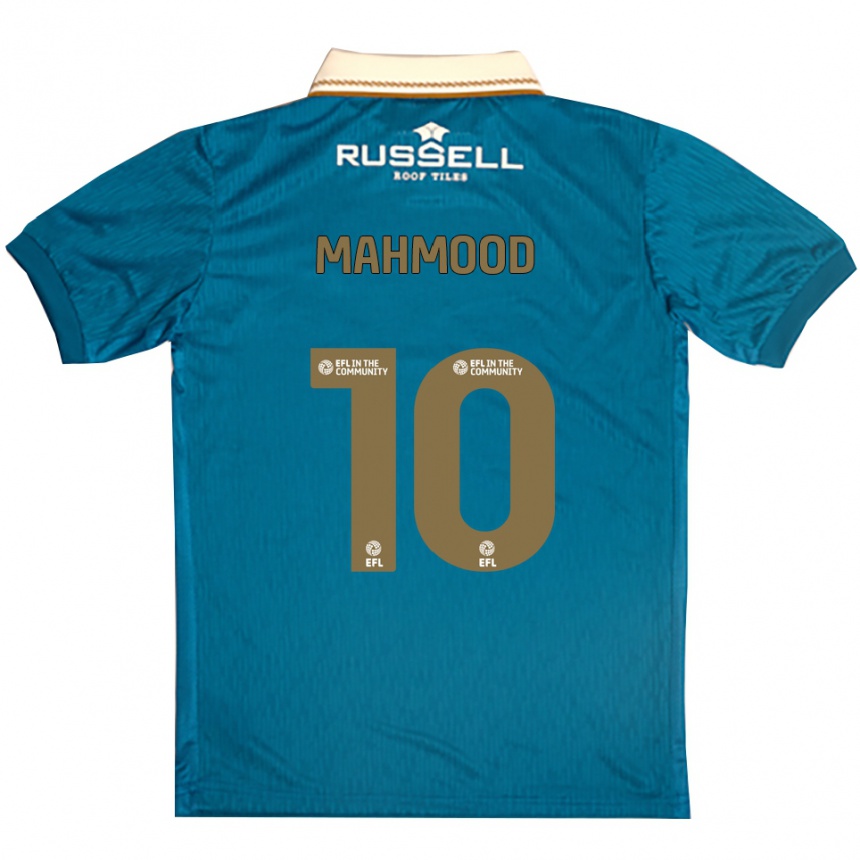 נשים כדורגל Hajrah Mahmood #10 תכלת לבן הרחק ג'רזי 2025/26