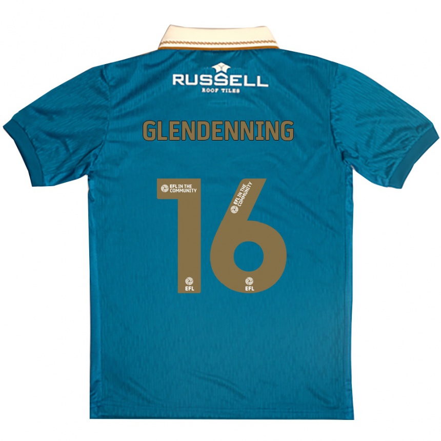 נשים כדורגל Cloe Glendenning #16 תכלת לבן הרחק ג'רזי 2025/26