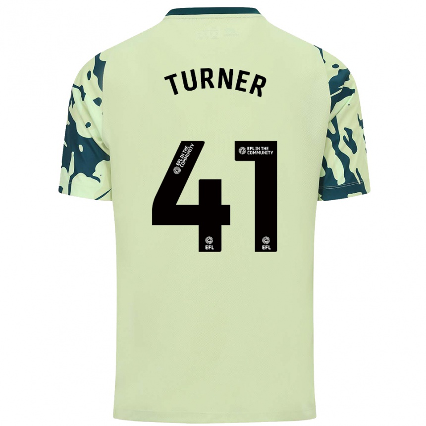 נשים כדורגל מאט טרנר #41 ירוק כהה הרחק ג'רזי 2025/26