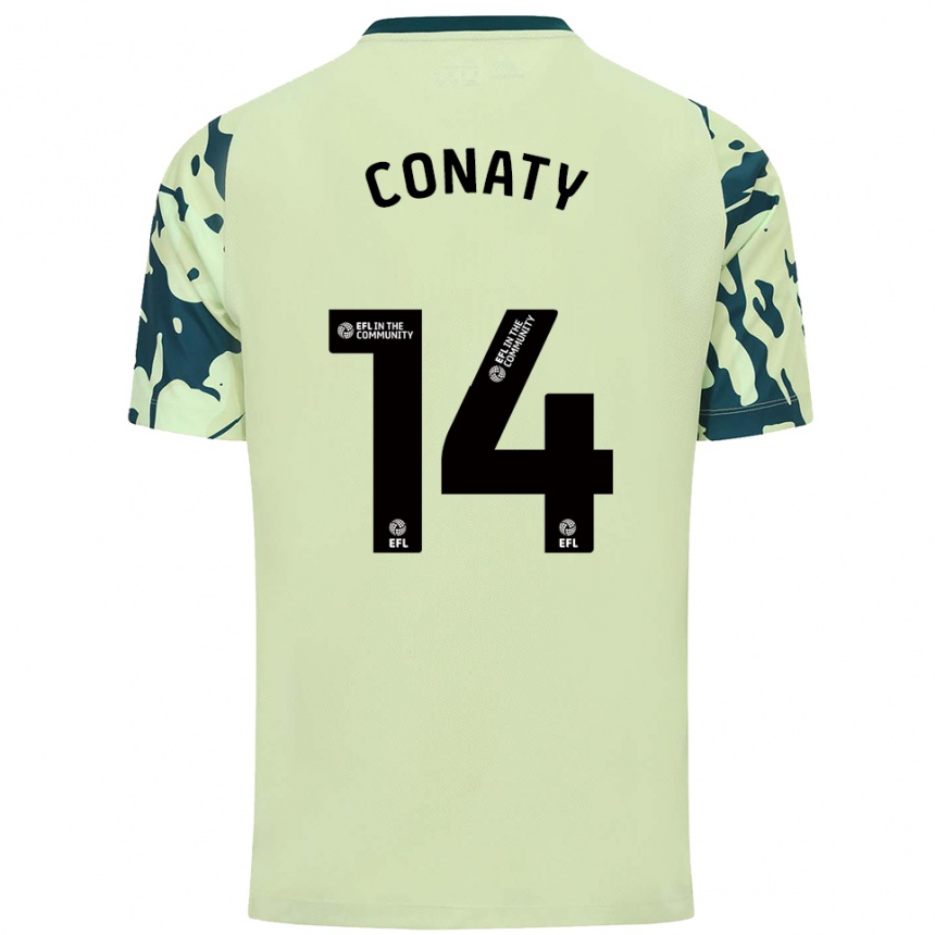 נשים כדורגל קיאנו קונטי #14 ירוק כהה הרחק ג'רזי 2025/26