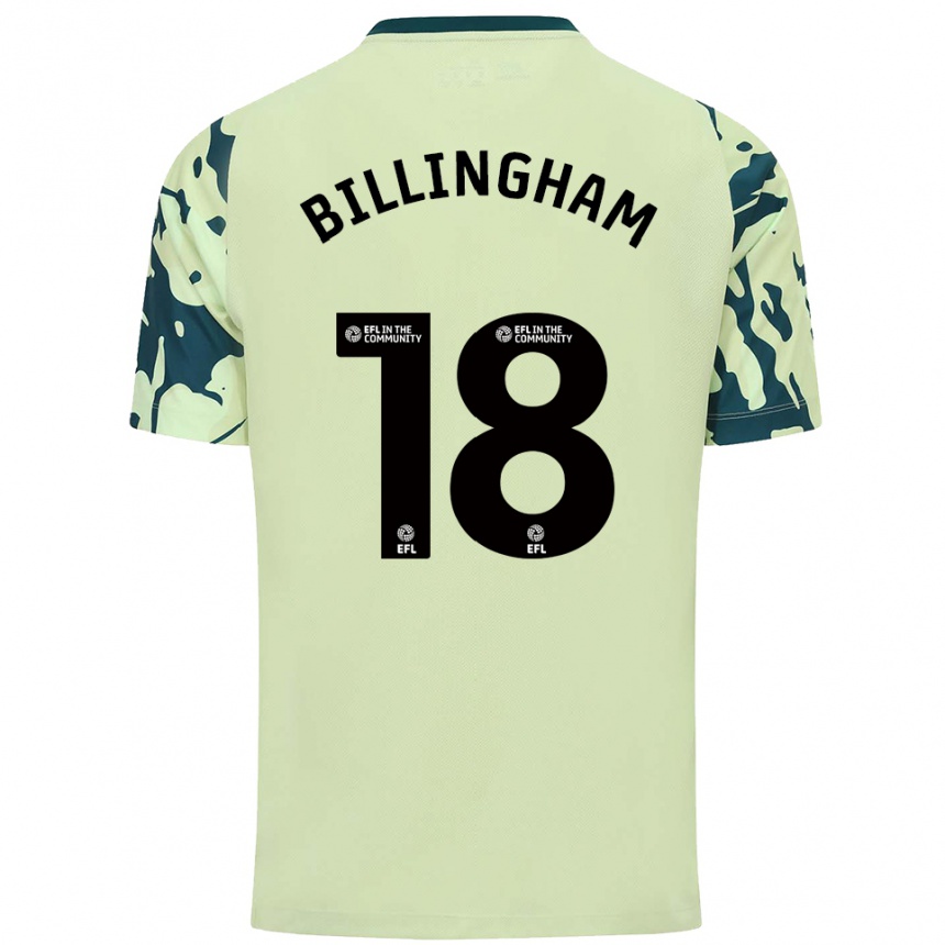 נשים כדורגל Lily Billingham #18 ירוק כהה הרחק ג'רזי 2025/26