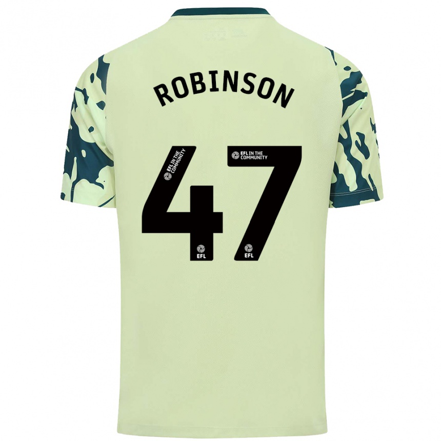 נשים כדורגל קאלום רובינסון #47 ירוק כהה הרחק ג'רזי 2025/26