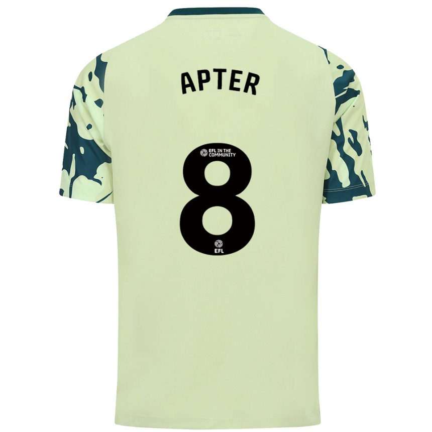 נשים כדורגל מתיו אפטר #8 ירוק כהה הרחק ג'רזי 2025/26