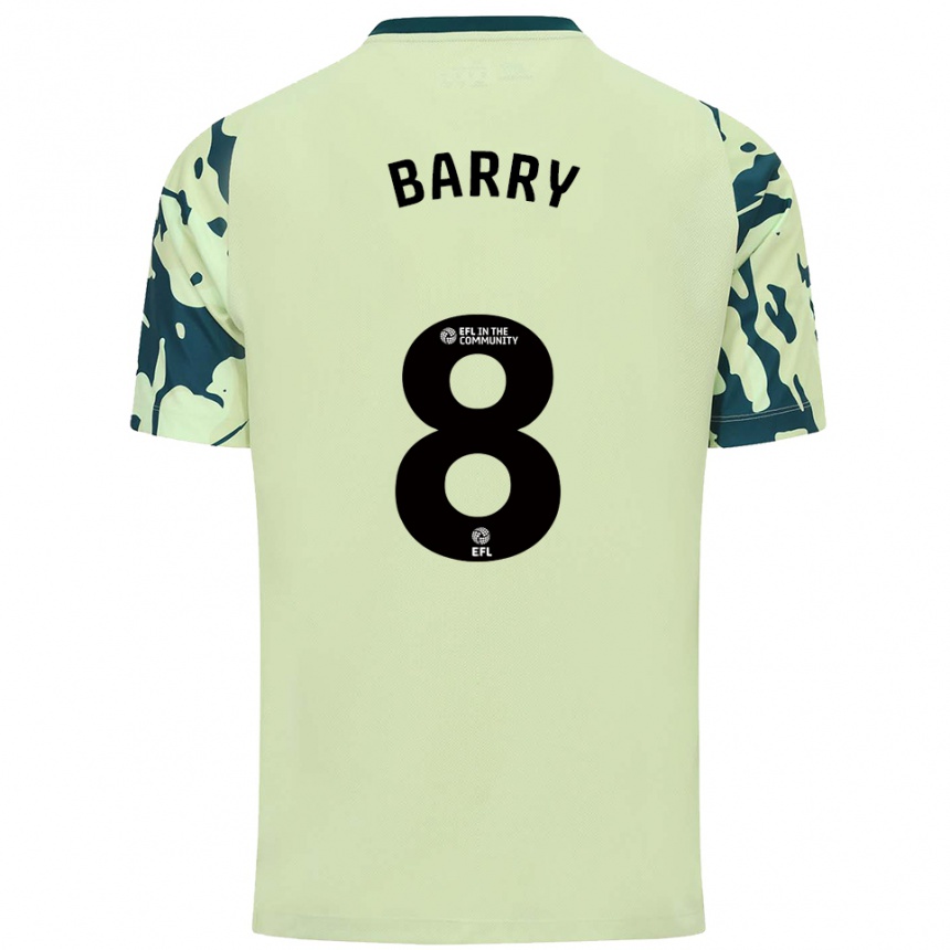 נשים כדורגל Fiona Barry #8 ירוק כהה הרחק ג'רזי 2025/26