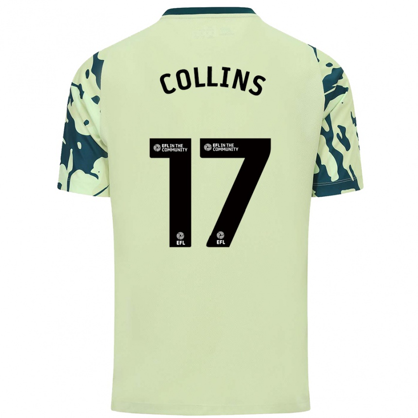נשים כדורגל ג'מילו קולינס #17 ירוק כהה הרחק ג'רזי 2025/26