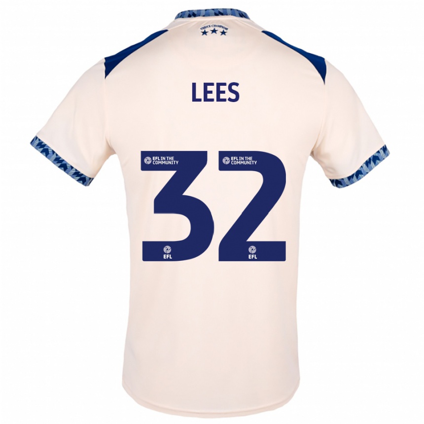 נשים כדורגל טום ליס #32 לבן שמנת כחול נייבי הרחק ג'רזי 2025/26