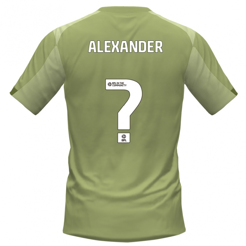 נשים כדורגל Grace Alexander #0 מרווה שמפניה הרחק ג'רזי 2025/26