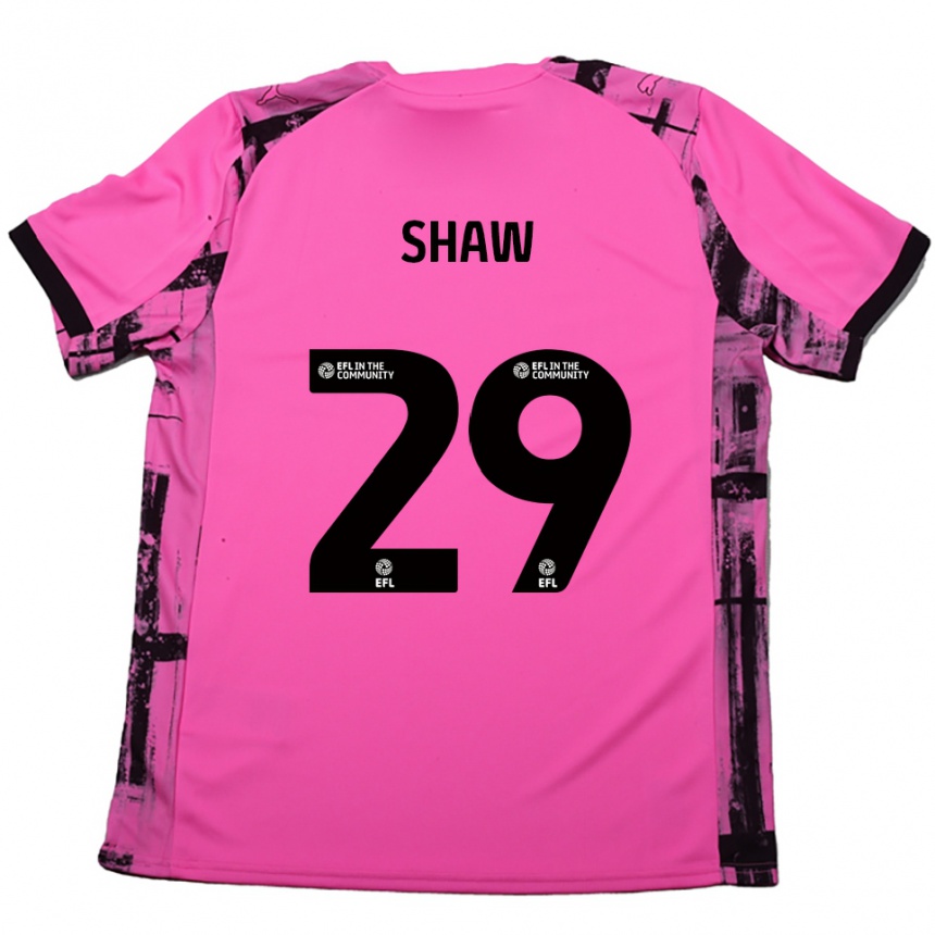 נשים כדורגל ליאם שו #29 אדום ורד שחור הרחק ג'רזי 2025/26 נשים כדורגל ליאם שו #29 אדום ורד שחור הרחק ג'רזי 2025/26