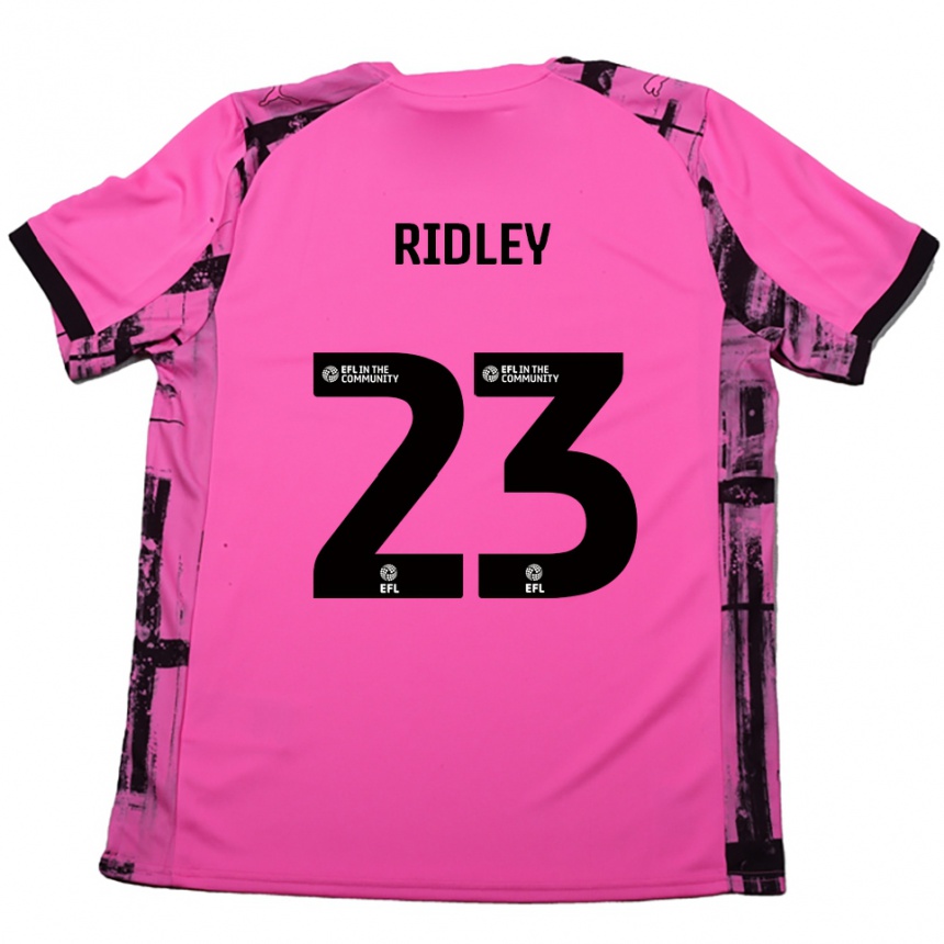 נשים כדורגל Paige Ridley #23 אדום ורד שחור הרחק ג'רזי 2025/26