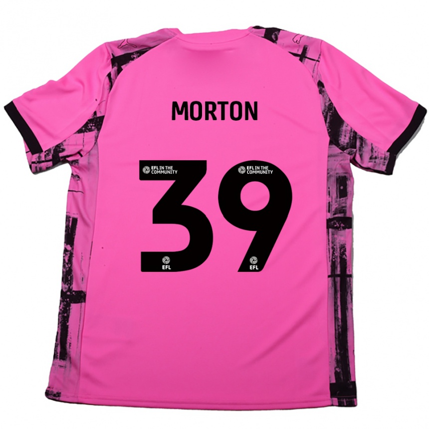 נשים כדורגל קאלום מורטון #39 אדום ורד שחור הרחק ג'רזי 2025/26