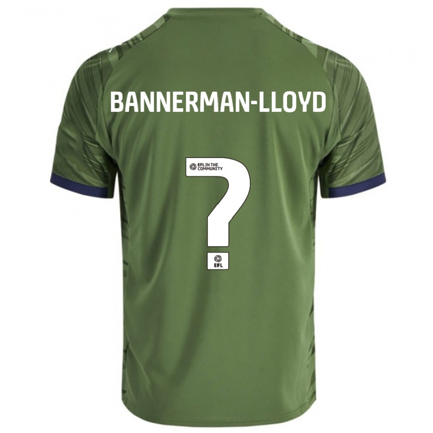 נשים כדורגל Macey Bannerman-Lloyd #0 ירוק לבן הרחק ג'רזי 2025/26