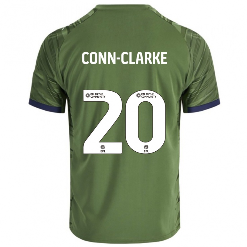 נשים כדורגל כריס קון-קלארק #20 ירוק לבן הרחק ג'רזי 2025/26