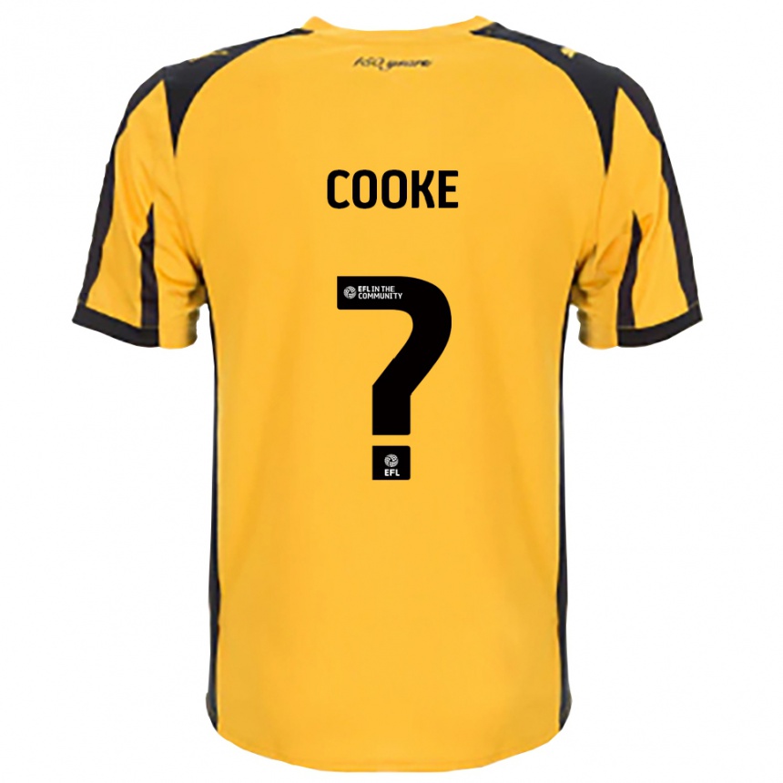 נשים כדורגל Alyssa Cooke #0 כתום שחור הרחק ג'רזי 2025/26