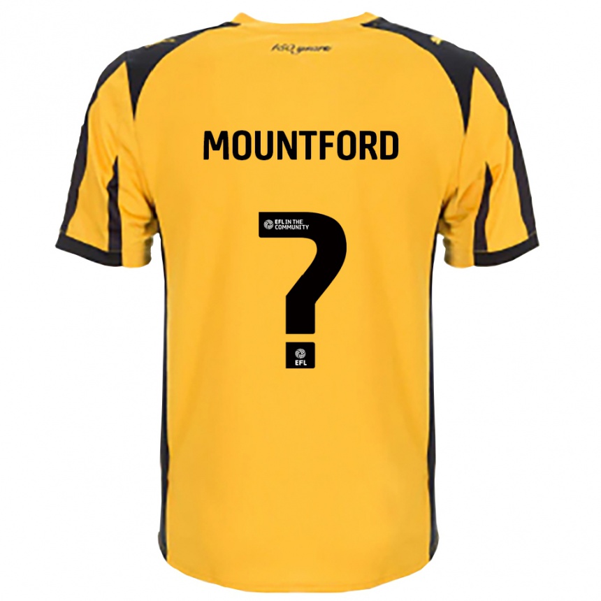 נשים כדורגל Olivia Mountford #0 כתום שחור הרחק ג'רזי 2025/26