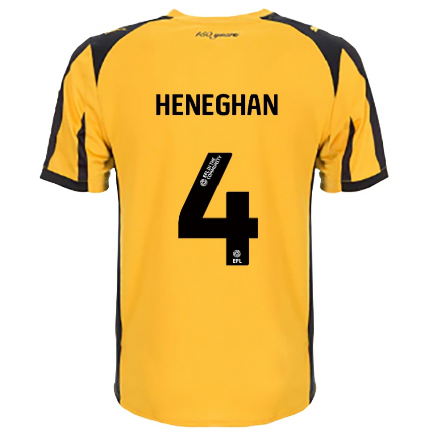 נשים כדורגל בן הנגן #4 כתום שחור הרחק ג'רזי 2025/26