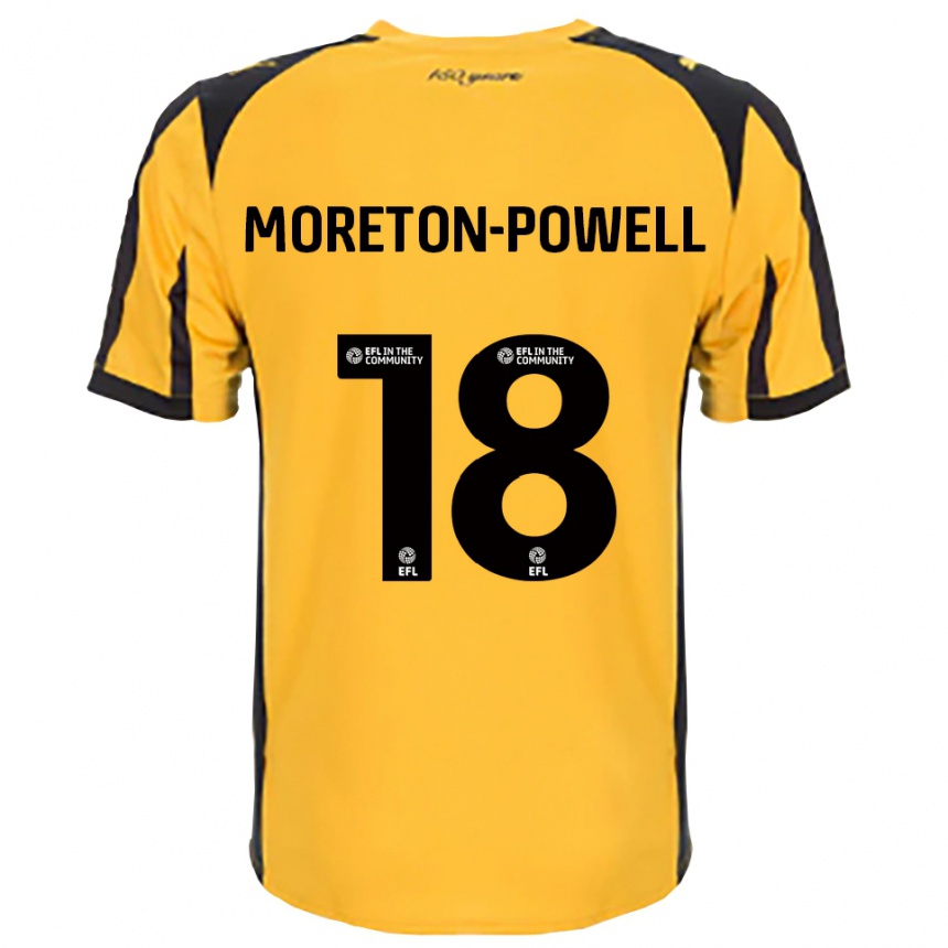 נשים כדורגל Erin Moreton-Powell #18 כתום שחור הרחק ג'רזי 2025/26