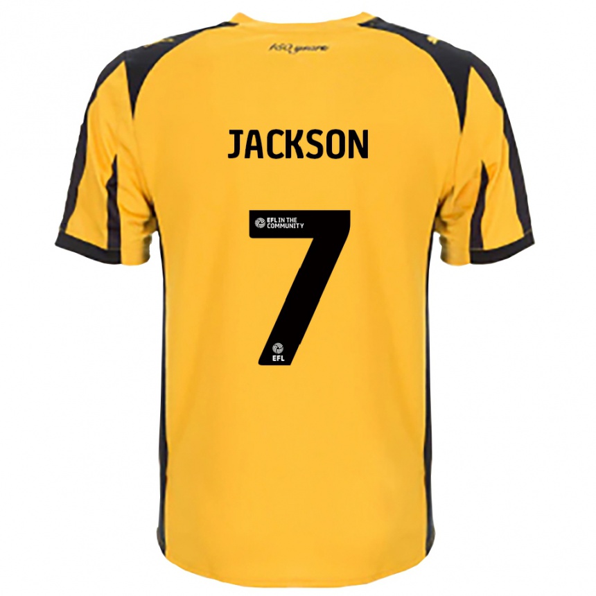 נשים כדורגל Lily Jackson #7 כתום שחור הרחק ג'רזי 2025/26