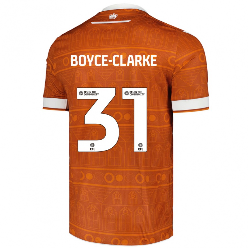 נשים כדורגל קוניה בויס-קלארק #31 כתום לבן הרחק ג'רזי 2025/26