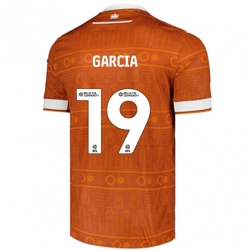 נשים כדורגל Andre Garcia #19 כתום לבן הרחק ג'רזי 2025/26