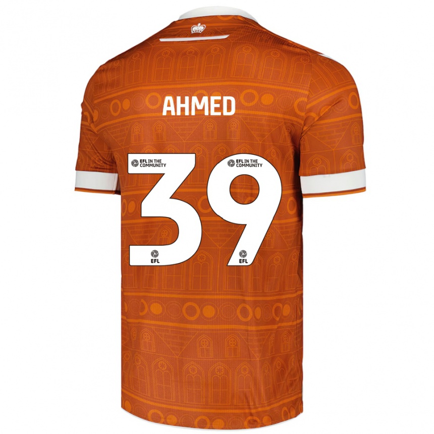 נשים כדורגל אשקר אחמד #39 כתום לבן הרחק ג'רזי 2025/26