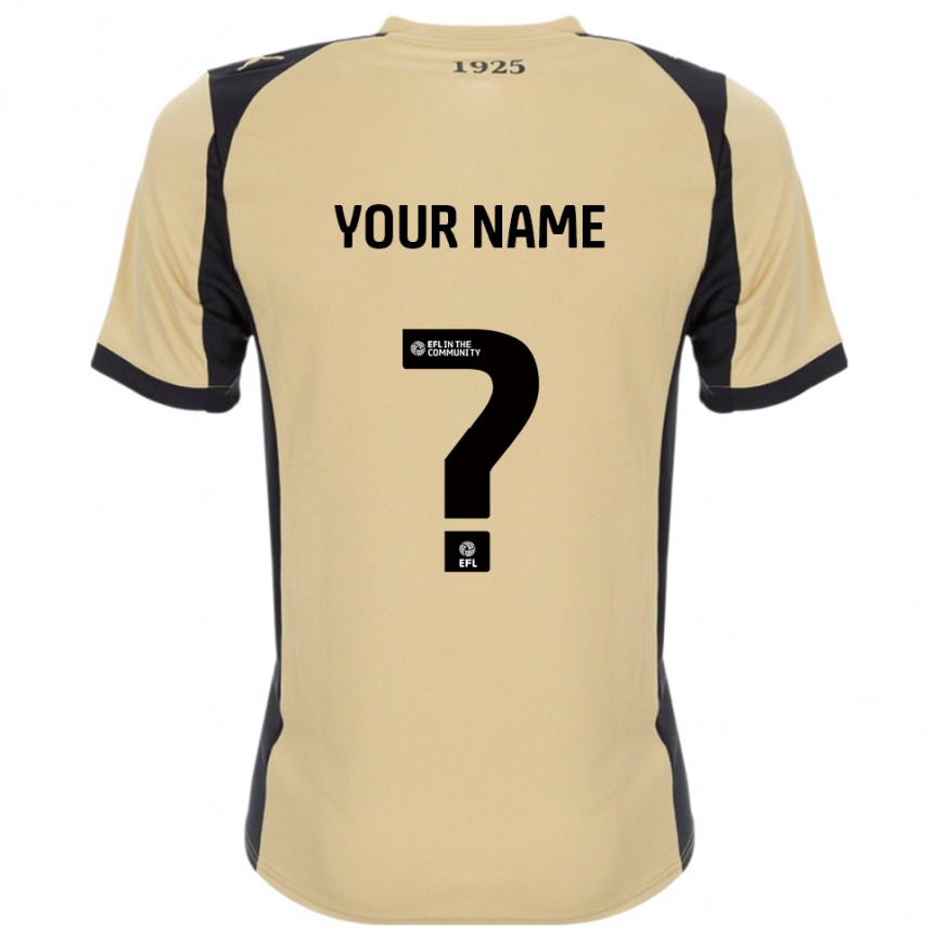 נשים כדורגל השם שלך #0 זהב שחור הרחק ג'רזי 2025/26