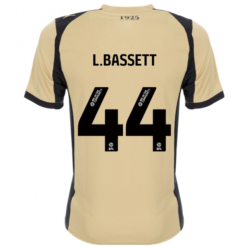 נשים כדורגל Louis Bassett #44 זהב שחור הרחק ג'רזי 2025/26
