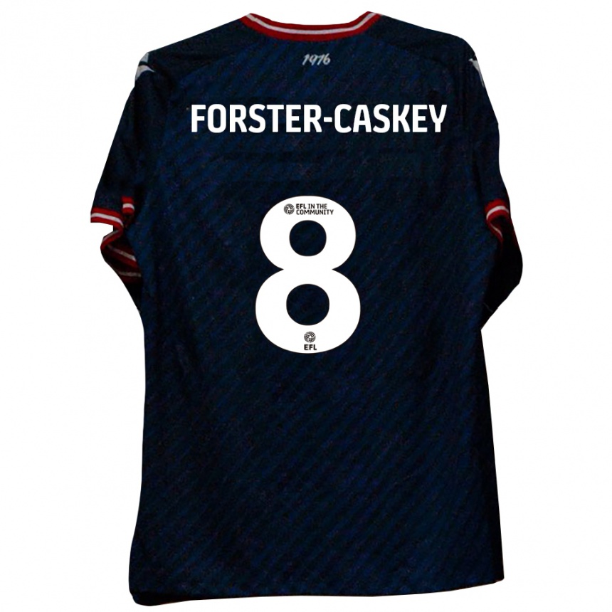 נשים כדורגל ג'ייק פורסטר-קסקי #8 כחול נייבי אדום הרחק ג'רזי 2025/26