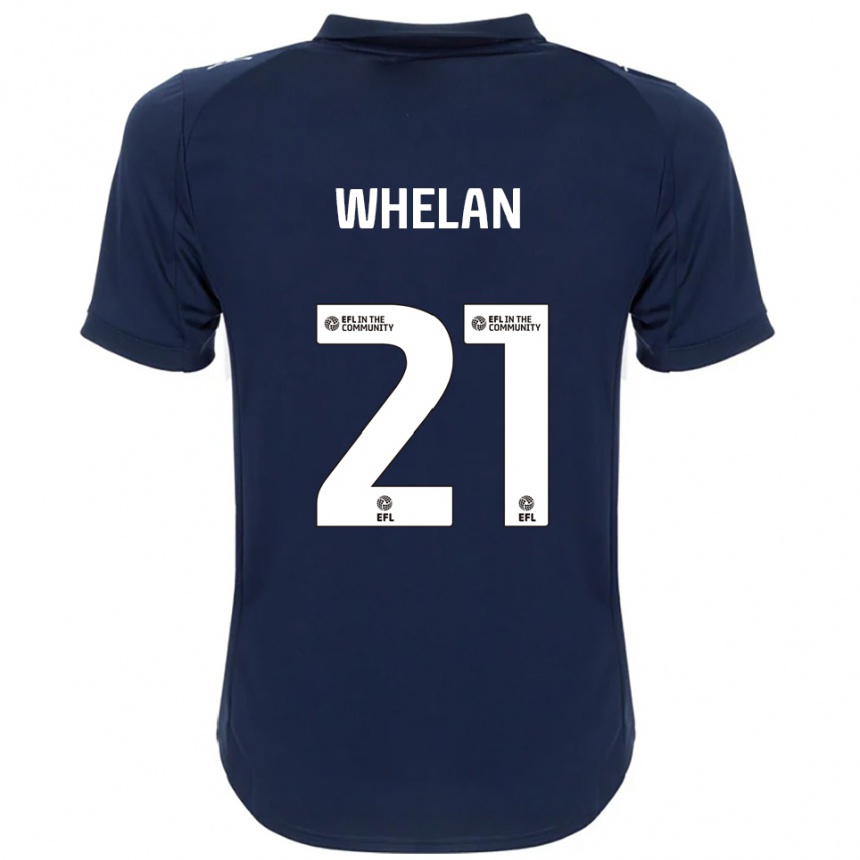 נשים כדורגל Sophie Whelan #21 כחול נייבי לבן הרחק ג'רזי 2025/26