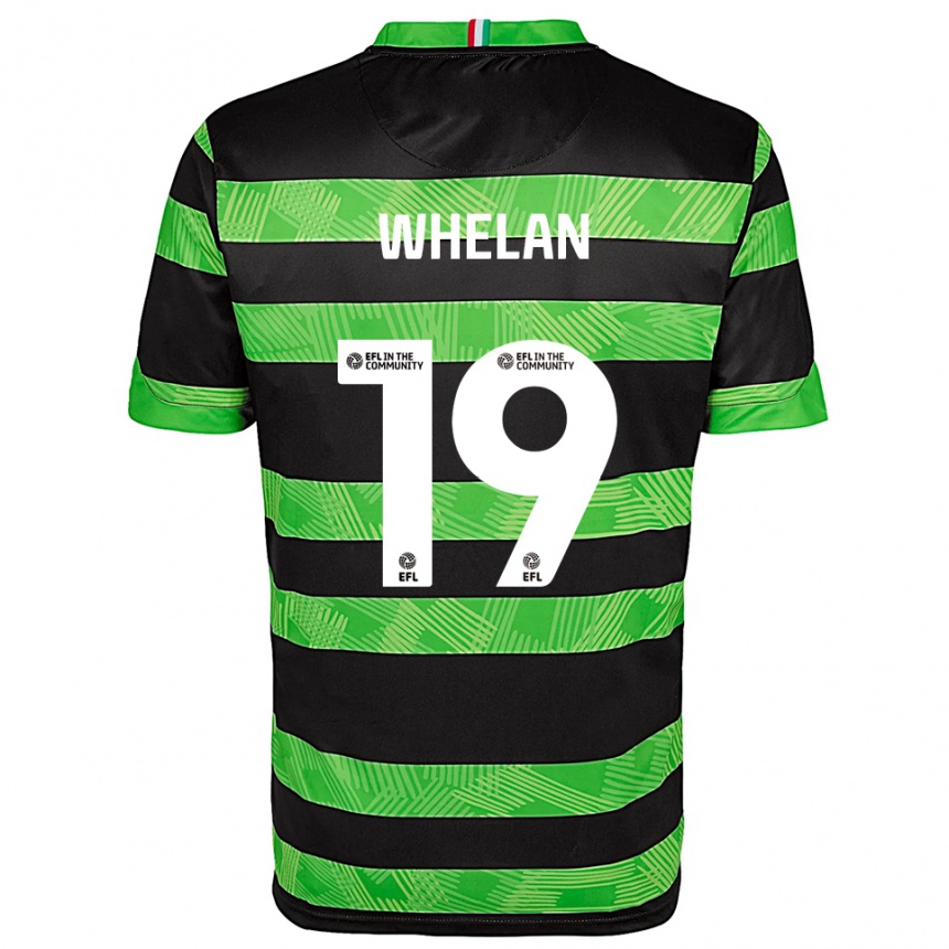 נשים כדורגל Kelly-Jade Whelan #19 שחור ירוק הרחק ג'רזי 2025/26