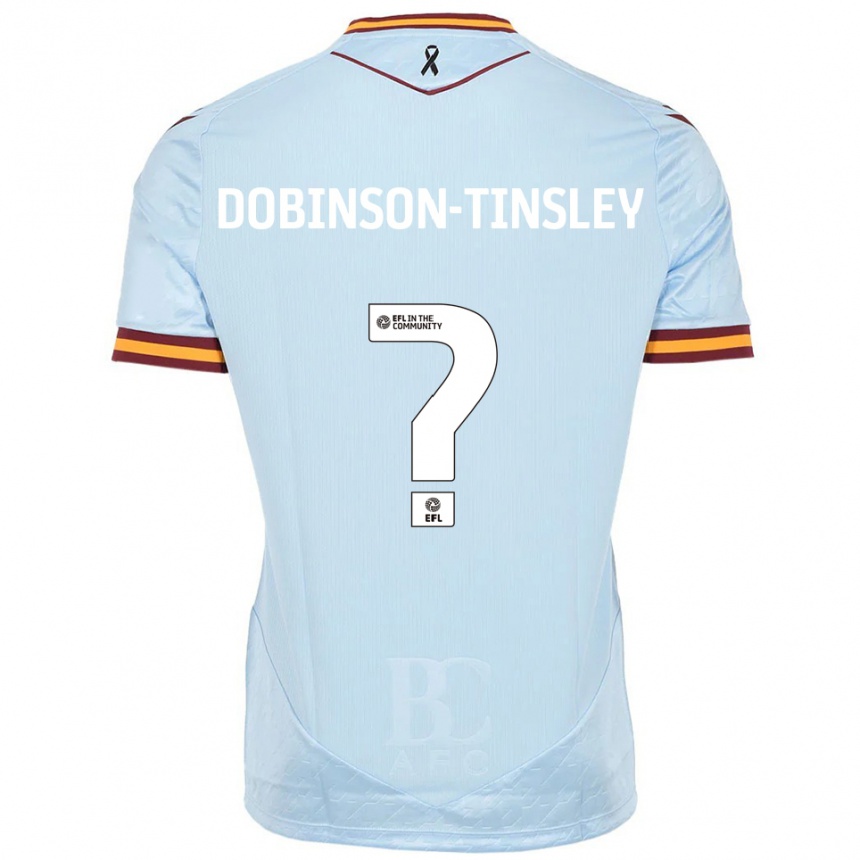 נשים כדורגל Kadie Dobinson-Tinsley #0 תכלת הרחק ג'רזי 2025/26