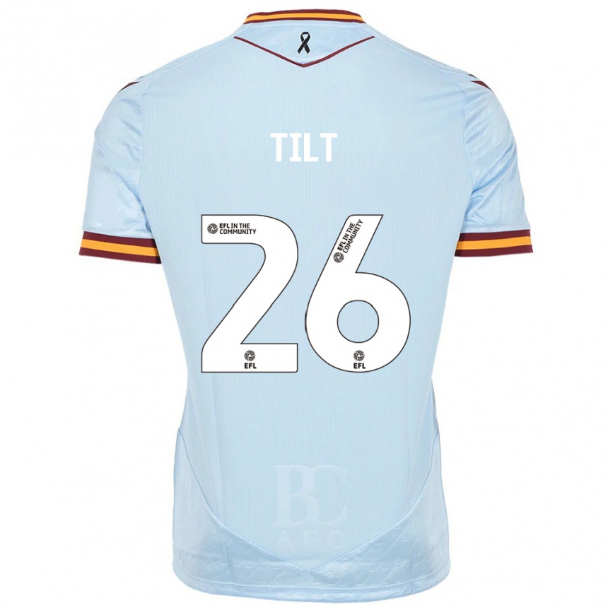 נשים כדורגל קרטיס טילט #26 תכלת הרחק ג'רזי 2025/26