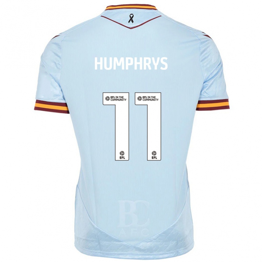 נשים כדורגל סטיבן האמפריס #11 תכלת הרחק ג'רזי 2025/26