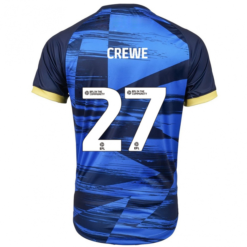 נשים כדורגל צ'רלי קרו #27 כחול נייבי הרחק ג'רזי 2025/26