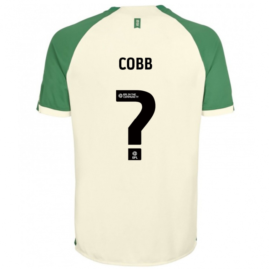 נשים כדורגל Serena Cobb #0 לבן שמנת ירוק הרחק ג'רזי 2025/26