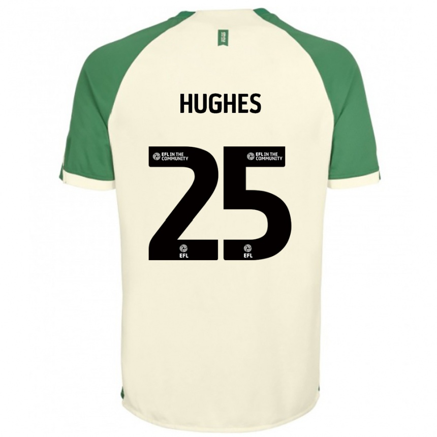 נשים כדורגל בן יוז #25 לבן שמנת ירוק הרחק ג'רזי 2025/26